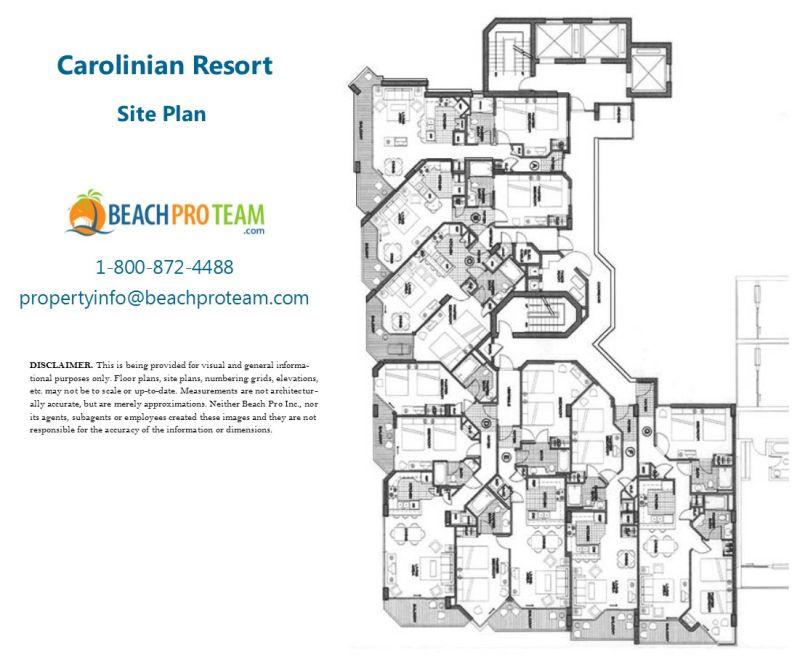 Carolinian Beach Resort Site Plan